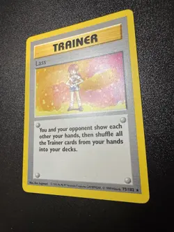 Lass Shadowless 75/102 Base Set Rare 1999 Pokemon Card - NM Near Mint - Image 2