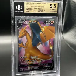Pokemon TCG Charizard V SWSH050 Sword & Shield Promo Cards Holo Gem Mint 9.5! - Image 1