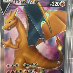 Pokemon TCG Charizard V SWSH050 Sword & Shield Promo Cards Holo Gem Mint 9.5! - Image 2