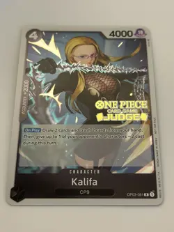 Kalifa (Judge Pack Vol. 2) OP03-081 One Piece Promotion Cards Foil - Image 1