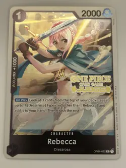Rebecca (Judge Pack Vol. 6) OP04-092 One Piece Promotion Cards Foil - Image 1