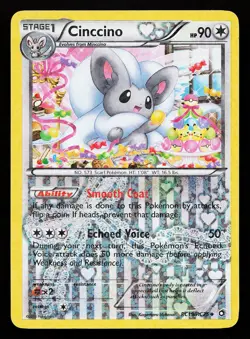 Cinccino RC19/RC25 Holo Legendary Treasures Radiant Collection Pokemon Card - Image 1