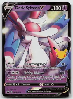 Dark Sylveon V Promo Holofoil SWSH: Sword & Shield Cards SWSH134 NM - Image 1