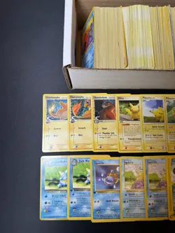 Huge Collection Bulk Lot of 600+ Pokemon Cards Mixed WOTC-XY Vintage HP-DAMAGED - Image 2