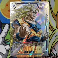 Dragon Ball Card Fusion World Manga Booster SB02-023 Son Goku SR* NM Alt Art - Image 1