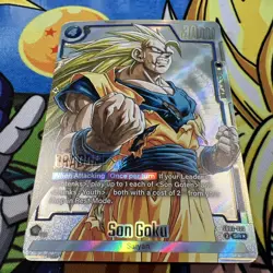 Dragon Ball Card Fusion World Manga Booster SB02-023 Son Goku SR* NM Alt Art - Image 2