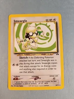 POKEMON Neo Discovery Smeargle 30/75 Rare Card - Image 1