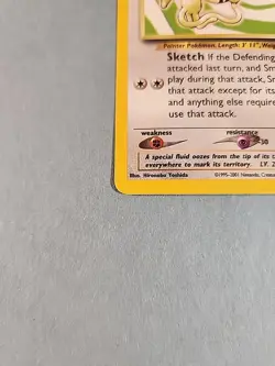 POKEMON Neo Discovery Smeargle 30/75 Rare Card - Image 5