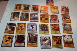 Bakugan all Metal Card Lot of 25 cards - Image 1