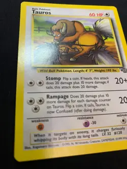 TAUROS - 47/64 - JUNGLE - POKEMON CARD - LP - Image 2