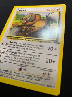 TAUROS - 47/64 - JUNGLE - POKEMON CARD - LP - Image 3