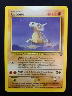 CUBONE - 50/64 - JUNGLE - POKEMON CARD - LP - Image 1