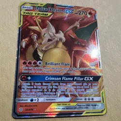 Pokemon Charizard & Braixen GX Tag Team 22/236 Holo Card - Image 3