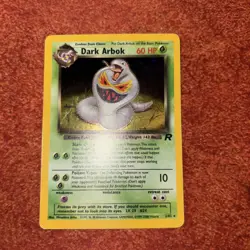 Dark Arbok 2/82 Team Rocket Holo Pokemon Card - Image 2
