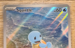 Squirtle 170/165 Rare Print Error Card Sv: Scarlet & Violet 151 Holo - Image 3