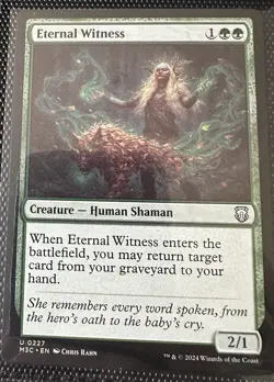 Eternal Witness Commander: Modern Horizons 3 Regular Mtg Magic The Gathering - Image 1