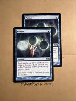 MTG Ponder X2 - Magic 2012 (M12) NM Pair - Image 1