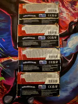 Bulk Lot POKEMON Scarlet & Violet Surging Sparks Booster Packs x4 Live Auction - Image 2