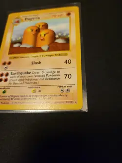 Pokemon Dugtrio 19/102 -Base Set Shadowless- NM/LP - Image 3