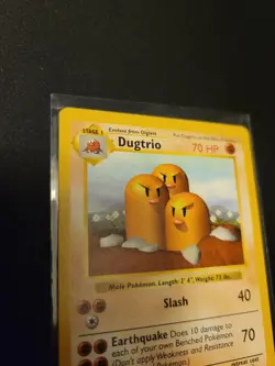 Pokemon Dugtrio 19/102 -Base Set Shadowless- NM/LP - Image 5