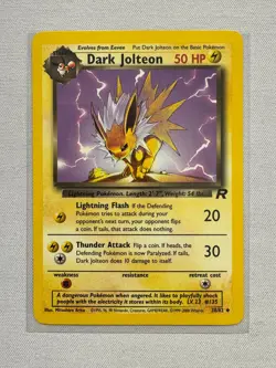 Dark Jolteon 38/82 Uncommon Team Rocket Pokemon Near Mint - Image 1