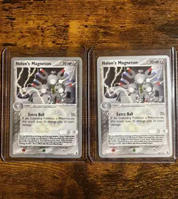 2006 Pokemon World Championships Holon’s Magneton 22/113 Lot of 2 LP Cards - Image 1