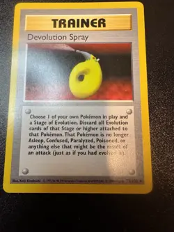 Devolution Spray - 72/102 - Pokemon Base Set Shadowless Rare NM - Image 1