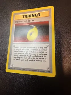 Devolution Spray - 72/102 - Pokemon Base Set Shadowless Rare NM - Image 2