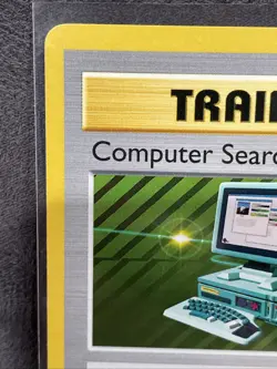 Pokemon TCG Computer Search Trainer Base Set Rare 71/102 Shadowless - Image 2