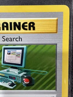 Pokemon TCG Computer Search Trainer Base Set Rare 71/102 Shadowless - Image 3