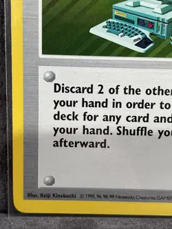 Pokemon TCG Computer Search Trainer Base Set Rare 71/102 Shadowless - Image 5