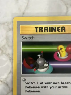 Switch 1ST EDITION Base Set (Shadowless) 1999 Pokemon 95/102 Common - LP - Image 2