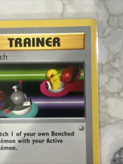 Switch 1ST EDITION Base Set (Shadowless) 1999 Pokemon 95/102 Common - LP - Image 3