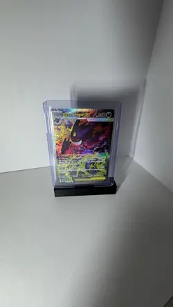 Pokemon Mega Gengar EX Full Art Holo 350 HP Card 284/217 Ghost Type - Image 2