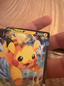Pokemon TCG Pikachu V SWSH285 Black Star Promo NM - Image 3