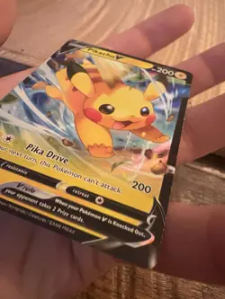 Pokemon TCG Pikachu V SWSH285 Black Star Promo NM - Image 5