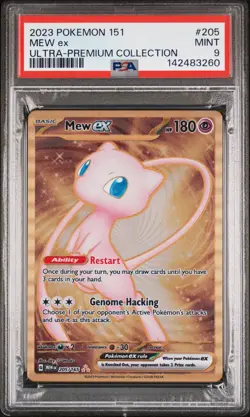 2023 POKEMON 151 ULTRA-PREMIUM COLLECTION #205 MEW EX PSA 9 - Image 1