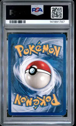 1999 POKEMON BASE SET UNLIMITED #7 HITMONCHAN-HOLO PSA 5 - Image 2