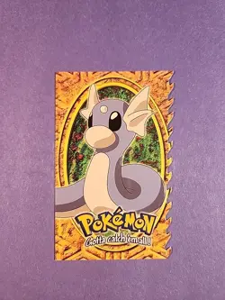 Pokemon Dratini #147 10 OF 12 Embossed Die-Cut TOPPS - Image 1