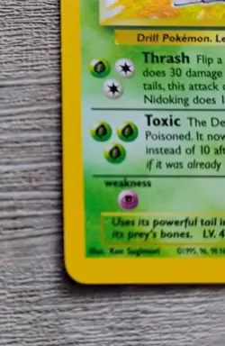 Nidoking 11/130 Holo Rare - Pokemon TCG Base Set 2 WOTC - Image 5
