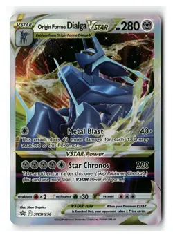 Origin Forme Dialga VSTAR SWSH256 Promo SWSH Black Star Pokemon Near Mint - Image 1