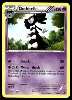 Pokemon TCG Emerging Powers #48/98 Gothitelle (48) LP - Image 1