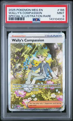 2025 POKEMON MEGA EVOLUTION SPECIAL ILLUSTRATION RARE WALLY'S COMPASSION PSA 9 - Image 1