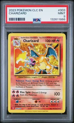2023 POKEMON CLC-CLASSIC CHARIZARD & HO-OH EX DECK #003 CHARIZARD PSA 9 - Image 1
