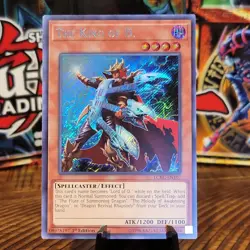 Yu-Gi-Oh! TCG The King of D. 1st Edition LCKC-EN107 Secret Rare Near Mint NM - Image 1