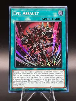Yu-Gi-Oh! Evil Assault SUDA-EN052 Super Rare 1st Ed *Pack Fresh* - Image 3
