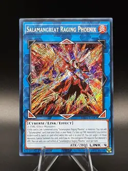 Yu-Gi-Oh! Salamangreat Raging Phoenix RA04-EN083 Secret Rare 1st Ed *Pack Fresh* - Image 2