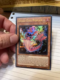 Yu-Gi-Oh! Snake Eyes Poplar PHNI EN012 Ultra Rare 1st Edition VLP/NM Condition - Image 3