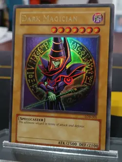 Dark Magician LOB-005 The Legend of Blue Eyes White Dragon Unlimited - Image 2
