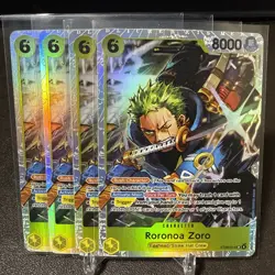 One Piece TCG - Roronoa Zoro Playset (x4) ST29-014 - Starter Deck (Egghead) NM - Image 1